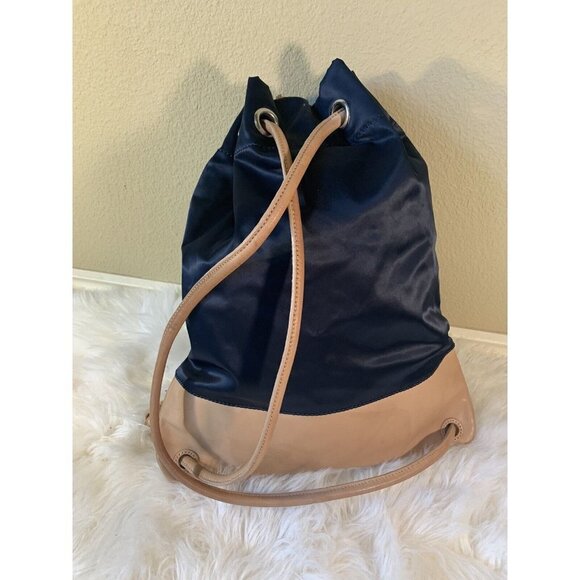 initial THE UNUSUAL EXPERIENCE  backpack nylon leather - Picture 8 of 12